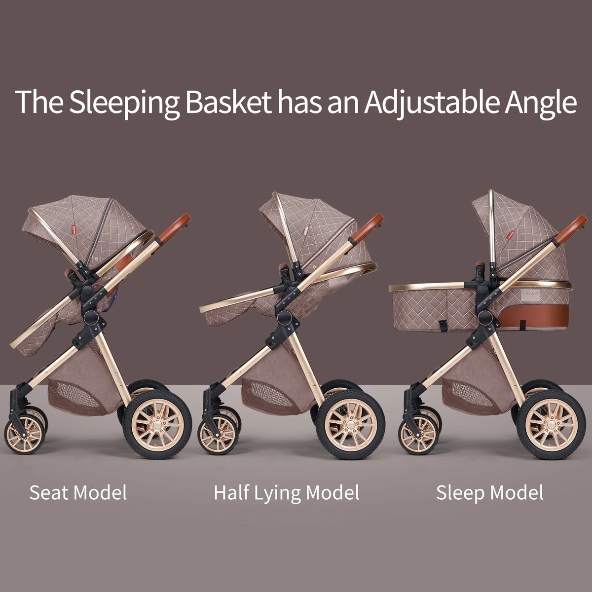 All-in-One Luxury Pram: Vista 3-in-1 Stroller with Reversible Parent-Facing Seat & High Landscape