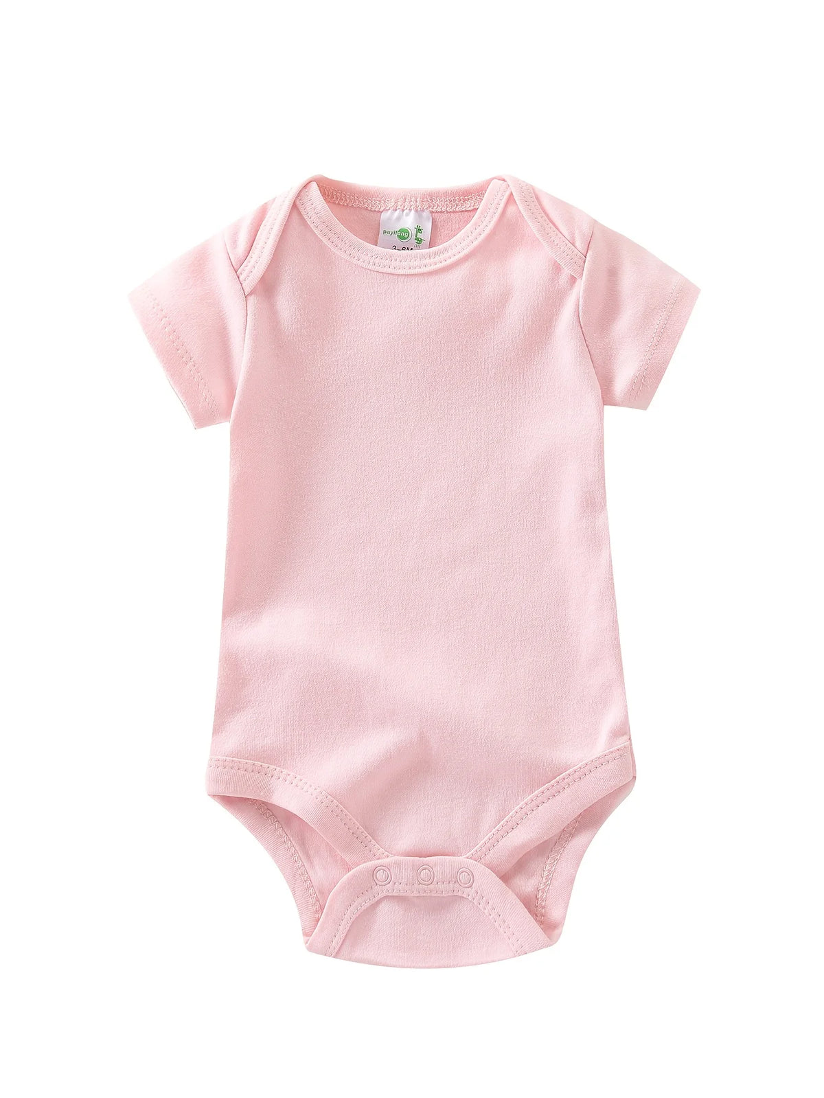 5pcs Set Baby Girl Short Sleeve Triangle One-Piece Jumpsuit, Cute Cartoon Romper, Spring Summer New Style Crawling Clothes, Baby Girl Clothing, Newborn Birth Supplies Baby Products, for Outdoor
