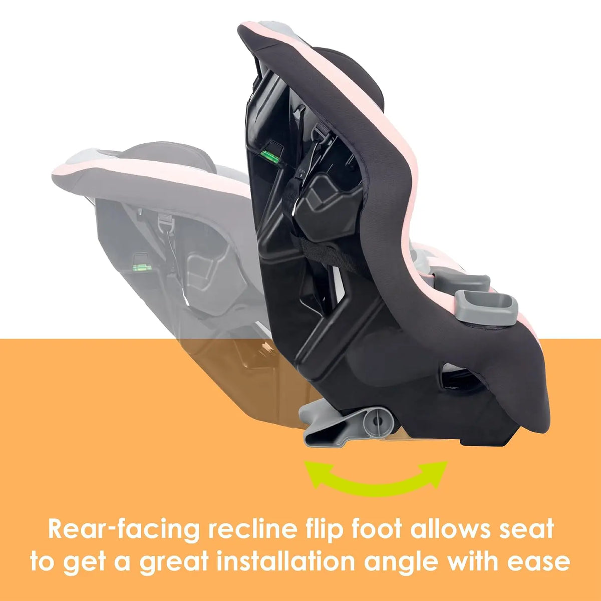 3-in-1 Convertible Car Seat, Quartz Pink – Slim Fit, 3-in-1 Growth Modes, Lightweight Design, Adjustable Comfort Padding