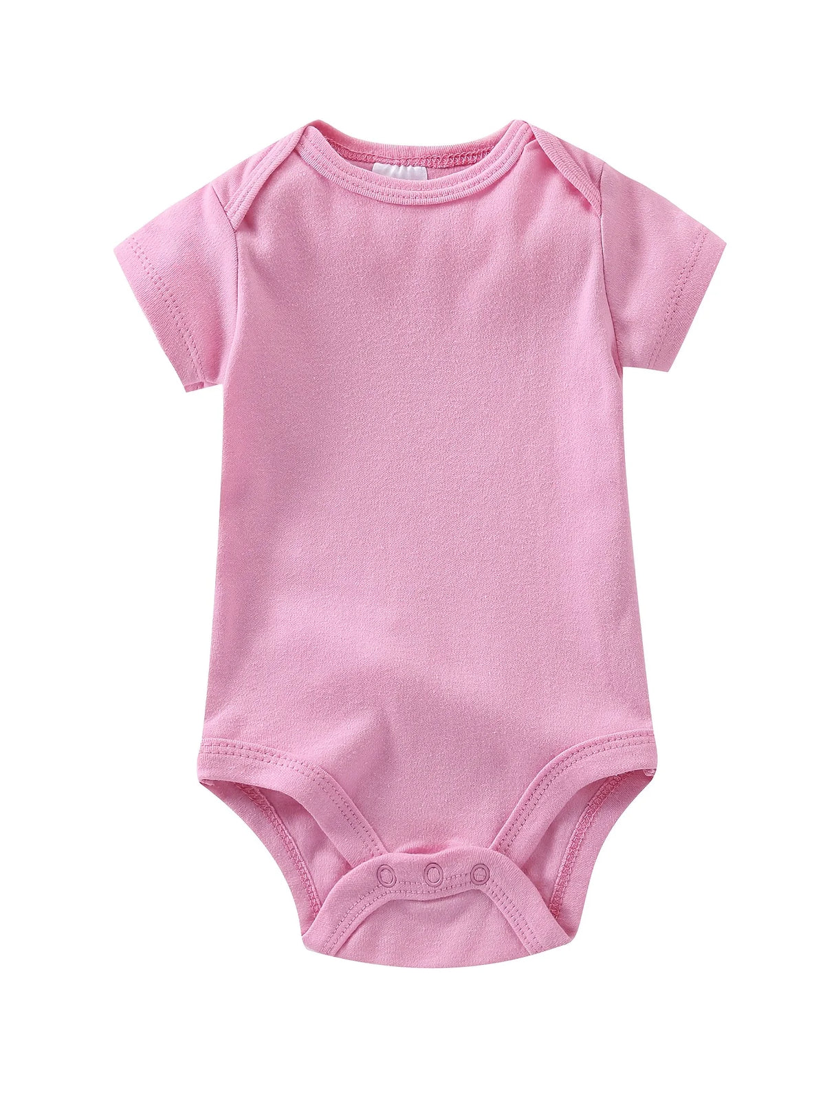 5pcs Set Baby Girl Short Sleeve Triangle One-Piece Jumpsuit, Cute Cartoon Romper, Spring Summer New Style Crawling Clothes, Baby Girl Clothing, Newborn Birth Supplies Baby Products, for Outdoor